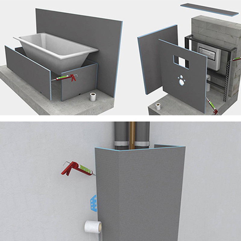 Waterproof XPS Foam Board, Lightweight Insulation for Tile Backing