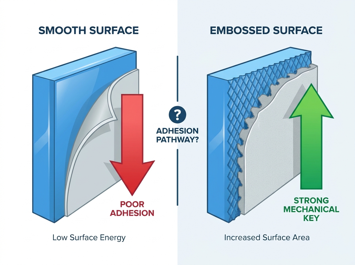 XPS foam board surface finishes